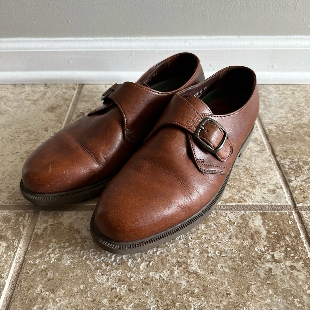 Florsheim Men's Brown Leather Dress Shoes - Size 10.5